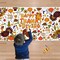 Thanksgiving Giant Coloring Poster/Tablecloth-Thanksgiving Crafts for Kids-30 x 72 Inches Jumbo Paper Coloring Banner Thanksgiving Games Activities for Kids Gifts - Thanksgiving Decorations